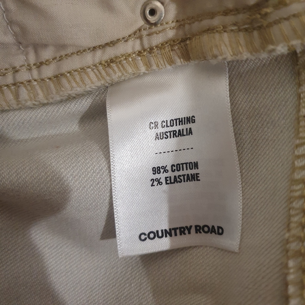 BNWT Country Road Gold Metallic Skirt Size 16 - Picture 6 of 9